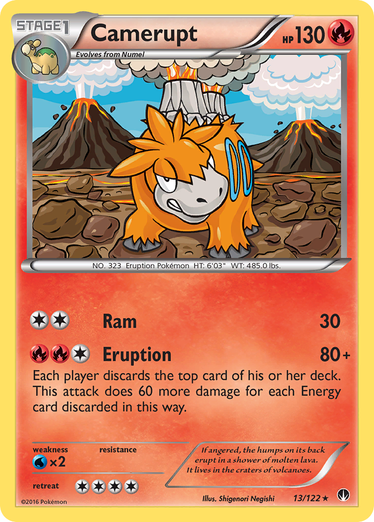 Camerupt (13/122) [XY: BREAKpoint] | Odin's Place