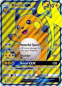 Raichu GX (SM90) (Jumbo Card) [Sun & Moon: Black Star Promos] | Odin's Place