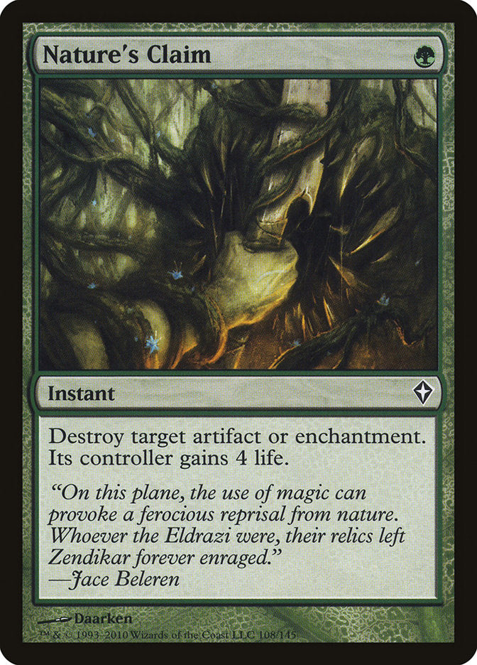Nature's Claim (108) [Worldwake] | Odin's Place