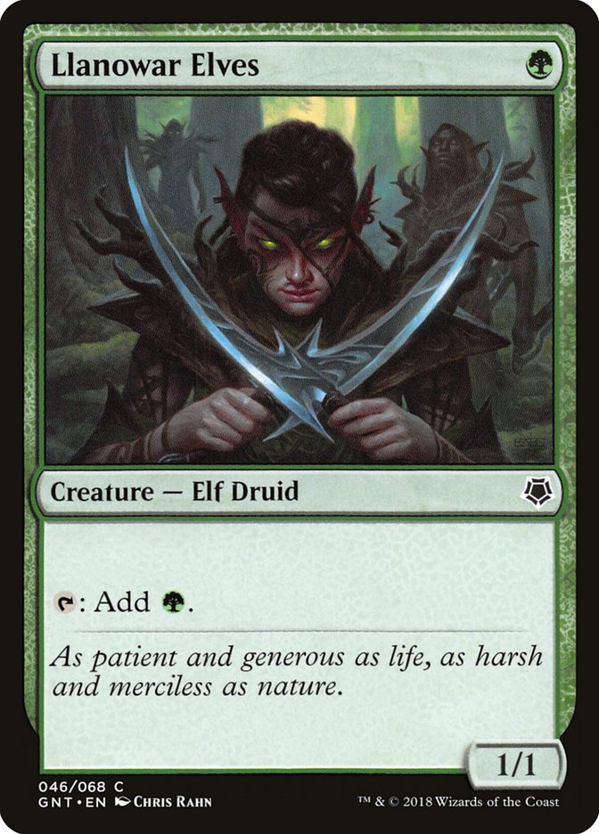 Llanowar Elves (46) [Game Night 2018] | Odin's Place