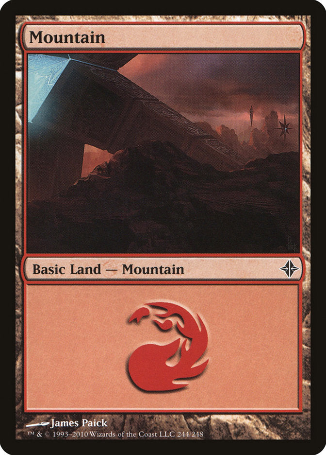 Mountain (244) [Rise of the Eldrazi] | Odin's Place