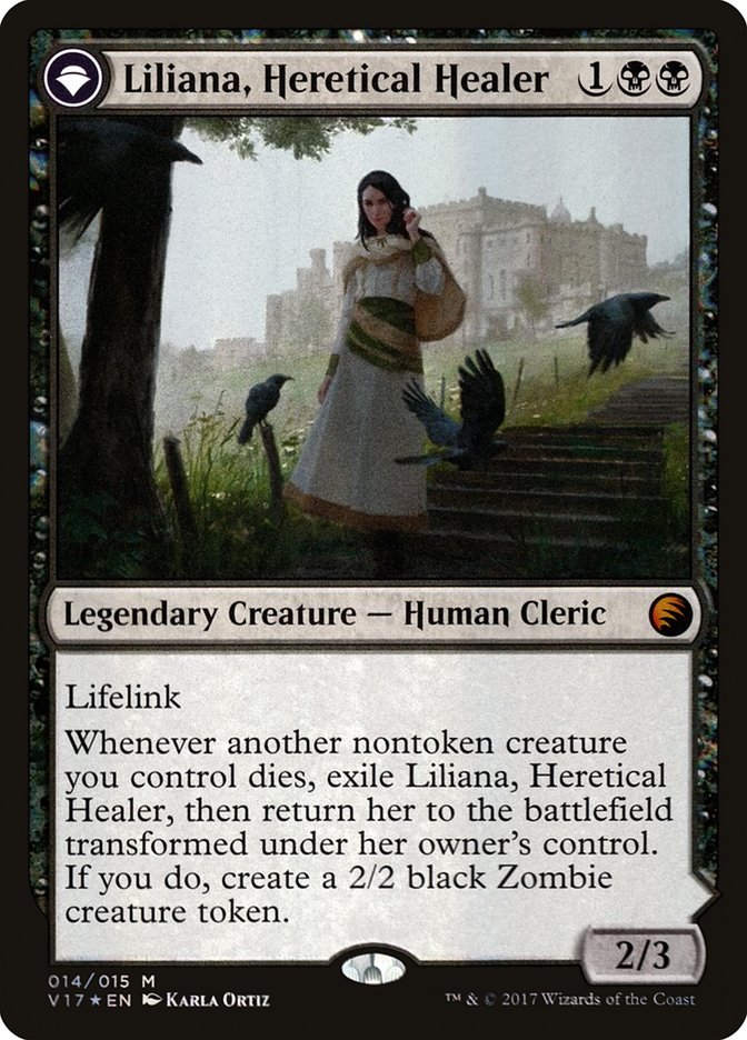Liliana, Heretical Healer // Liliana, Defiant Necromancer [From the Vault: Transform] | Odin's Place