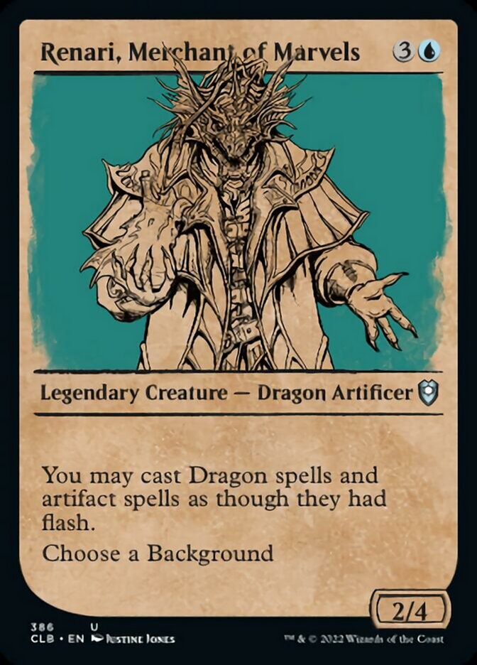 Renari, Merchant of Marvels (Showcase) [Commander Legends: Battle for Baldur's Gate] | Odin's Place