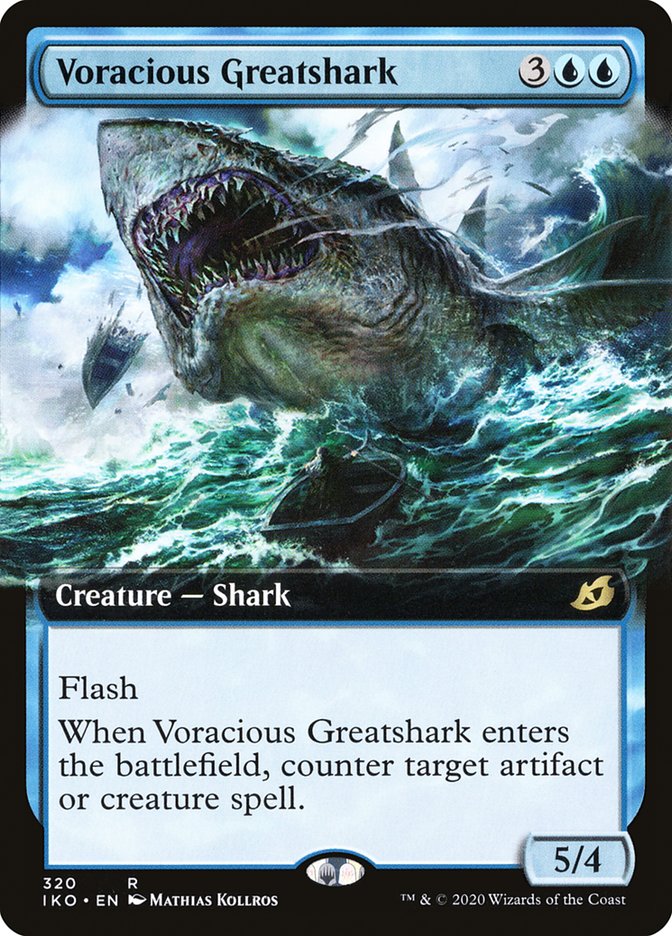 Voracious Greatshark (Extended Art) [Ikoria: Lair of Behemoths] | Odin's Place