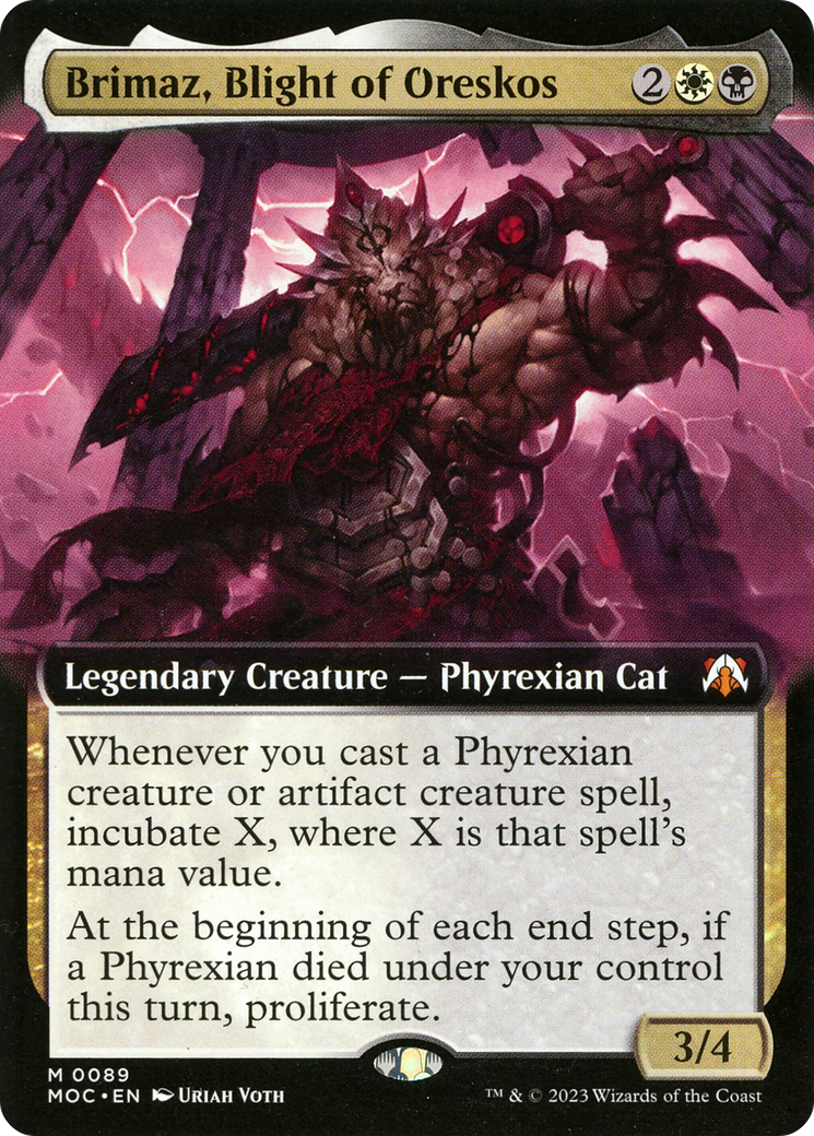 Brimaz, Blight of Oreskos (Extended Art) [March of the Machine Commander] | Odin's Place