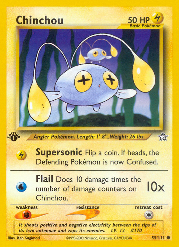 Chinchou (55/111) [Neo Genesis 1st Edition] | Odin's Place
