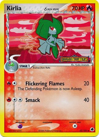Kirlia (33/101) (Delta Species) (Stamped) [EX: Dragon Frontiers] | Odin's Place