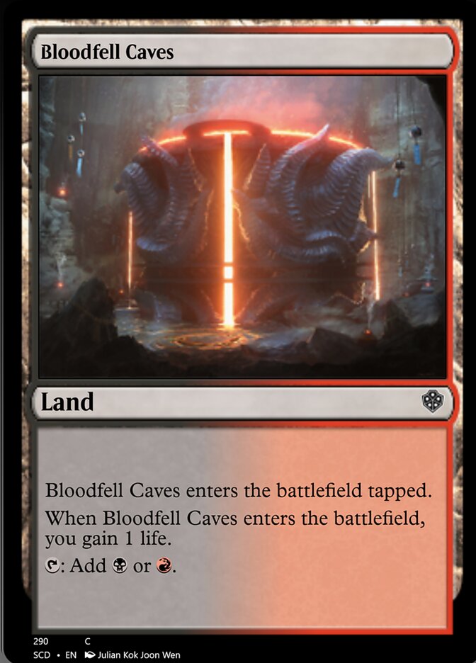 Bloodfell Caves [Starter Commander Decks] | Odin's Place