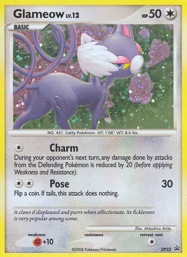 Glameow (DP23) [Diamond & Pearl: Black Star Promos] | Odin's Place