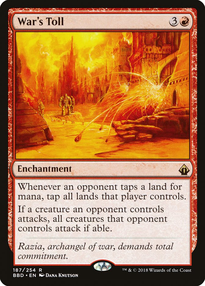 War's Toll (187) [Battlebond] | Odin's Place