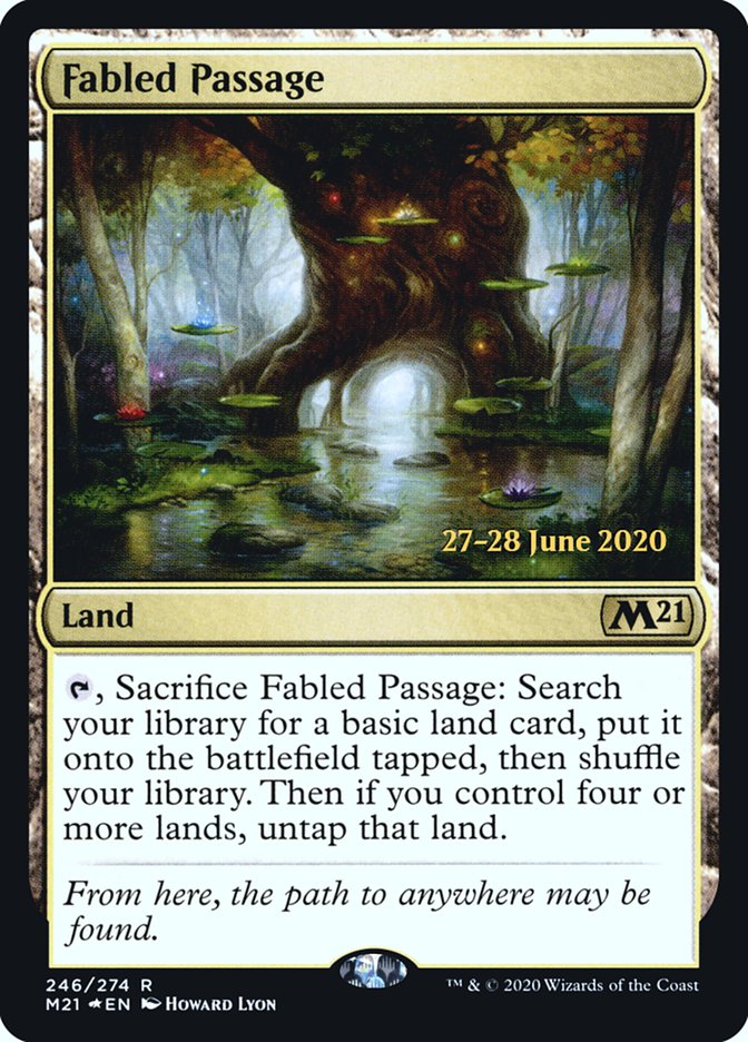 Fabled Passage [Core Set 2021 Prerelease Promos] | Odin's Place