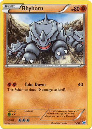 Rhyhorn (15/30) [XY: Trainer Kit 2 - Latios] | Odin's Place
