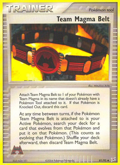 Team Magma Belt (81/95) [EX: Team Magma vs Team Aqua] | Odin's Place