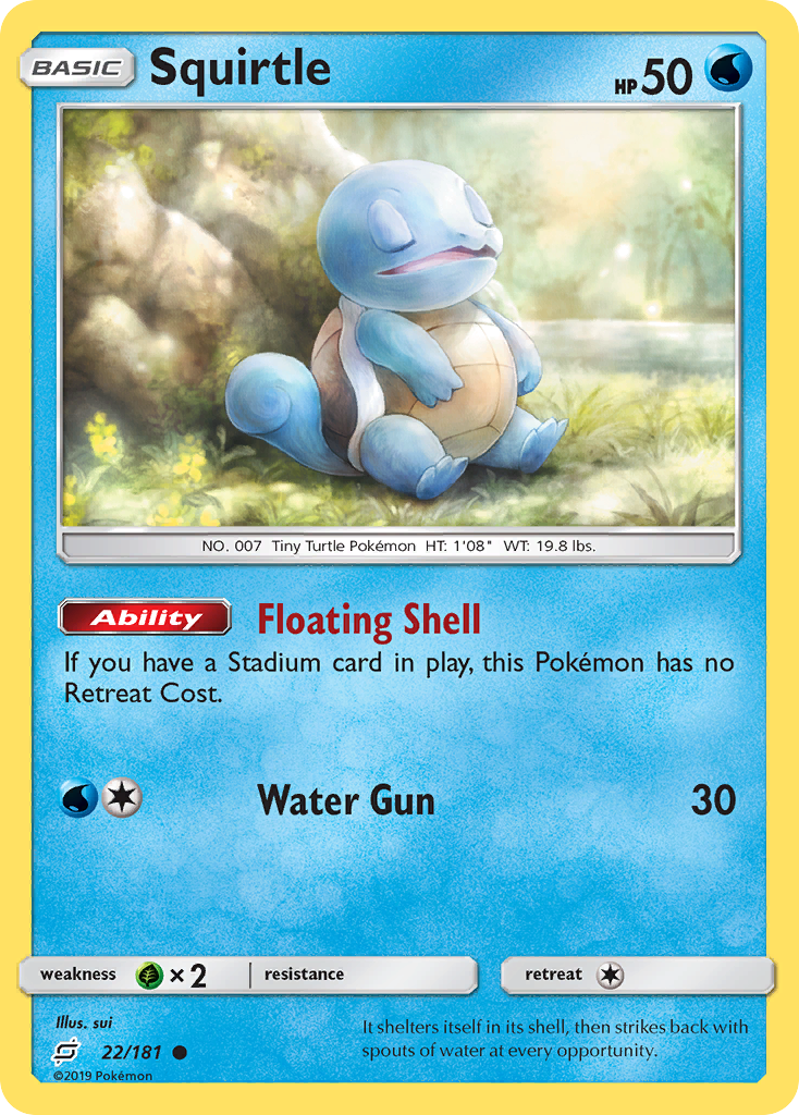 Squirtle (22/181) [Sun & Moon: Team Up] | Odin's Place