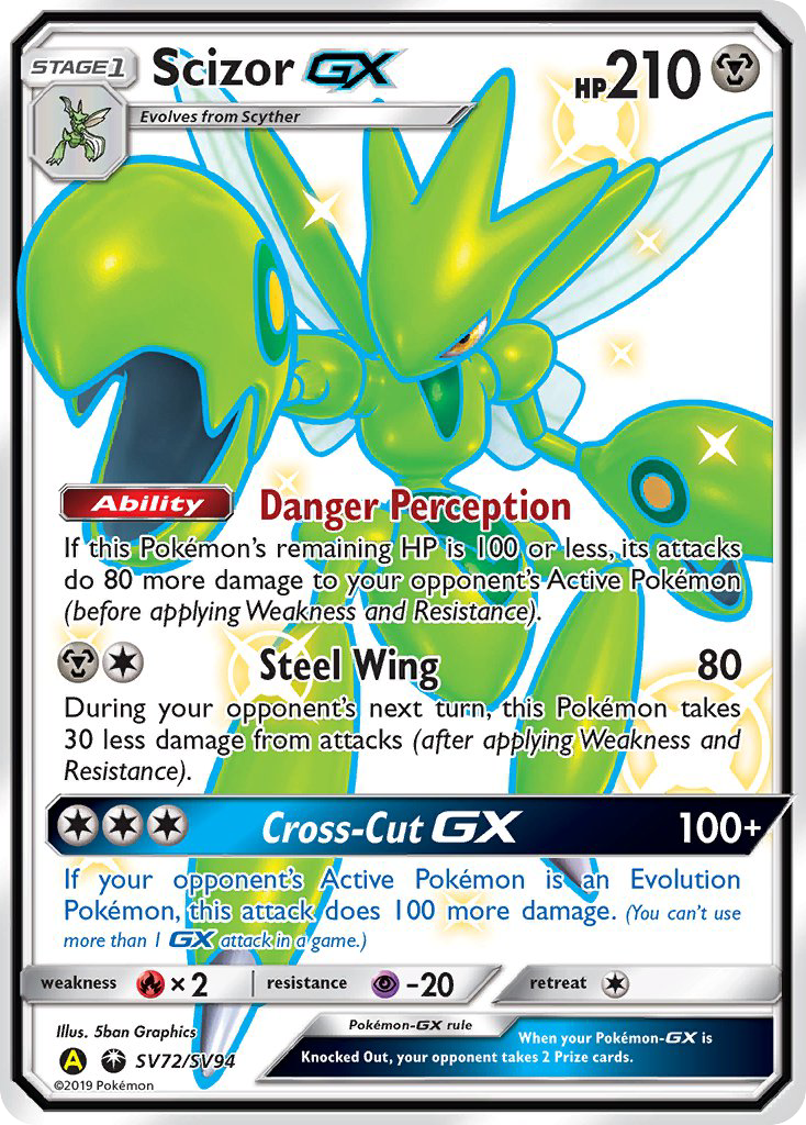 Scizor GX (SV72/SV94) [Sun & Moon: Hidden Fates - Shiny Vault] | Odin's Place