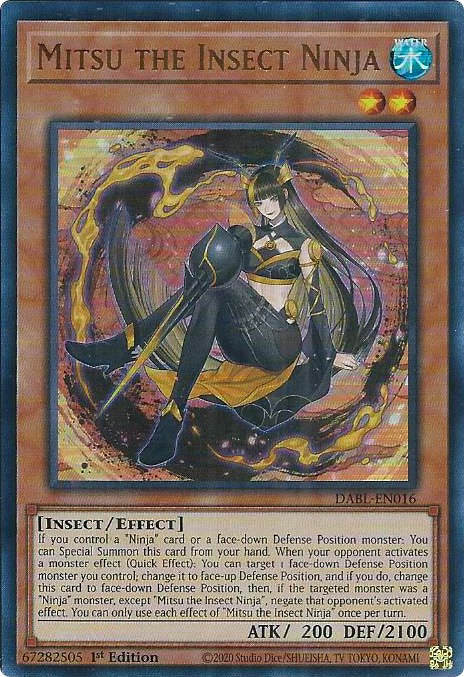Mitsu the Insect Ninja [DABL-EN016] Ultra Rare | Odin's Place