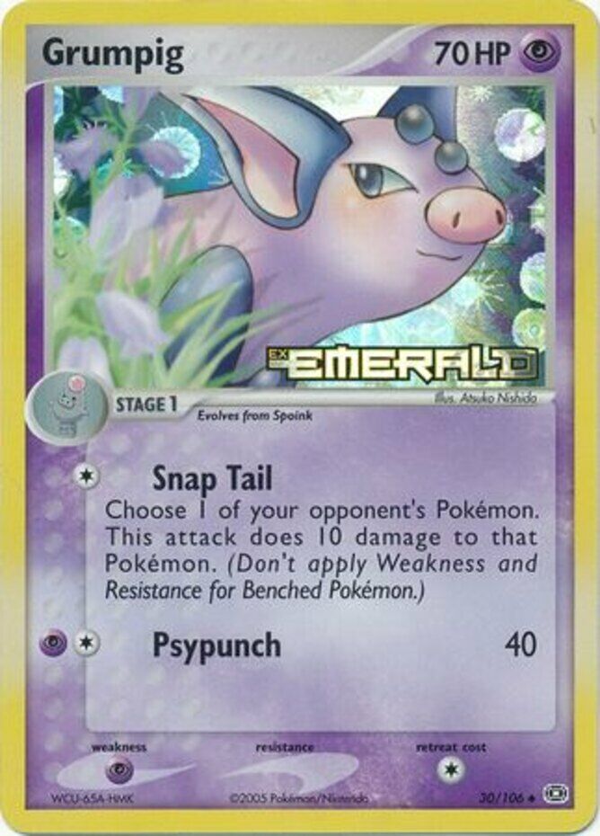Grumpig (30/106) (Stamped) [EX: Emerald] | Odin's Place