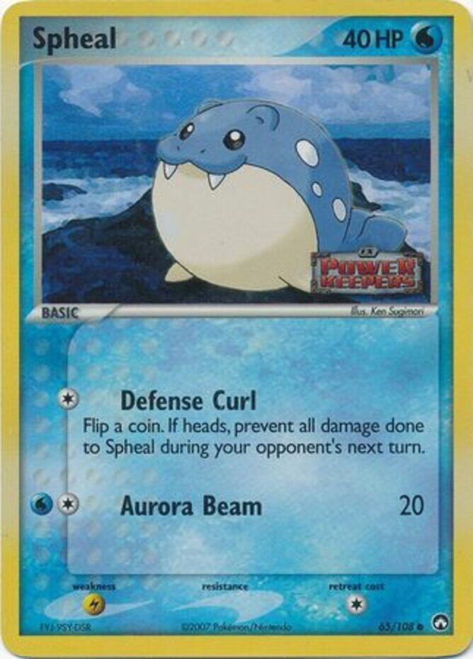 Spheal (65/108) (Stamped) [EX: Power Keepers] | Odin's Place