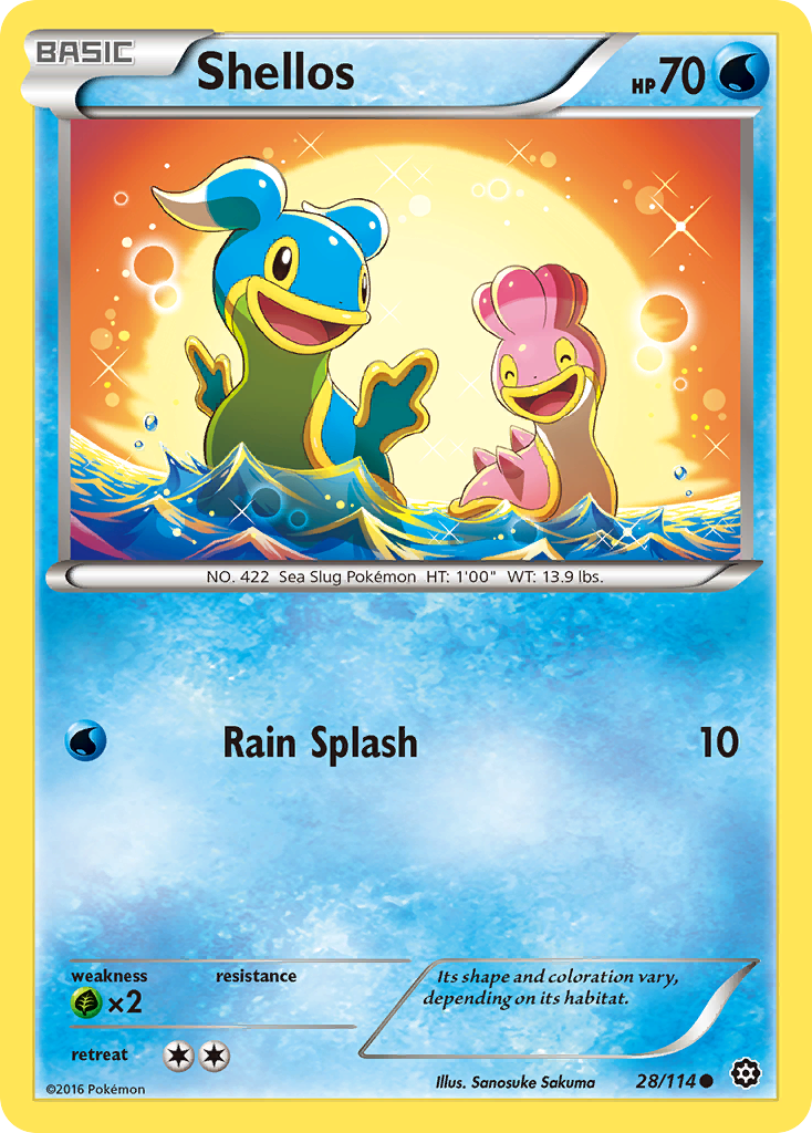 Shellos (28/114) [XY: Steam Siege] | Odin's Place