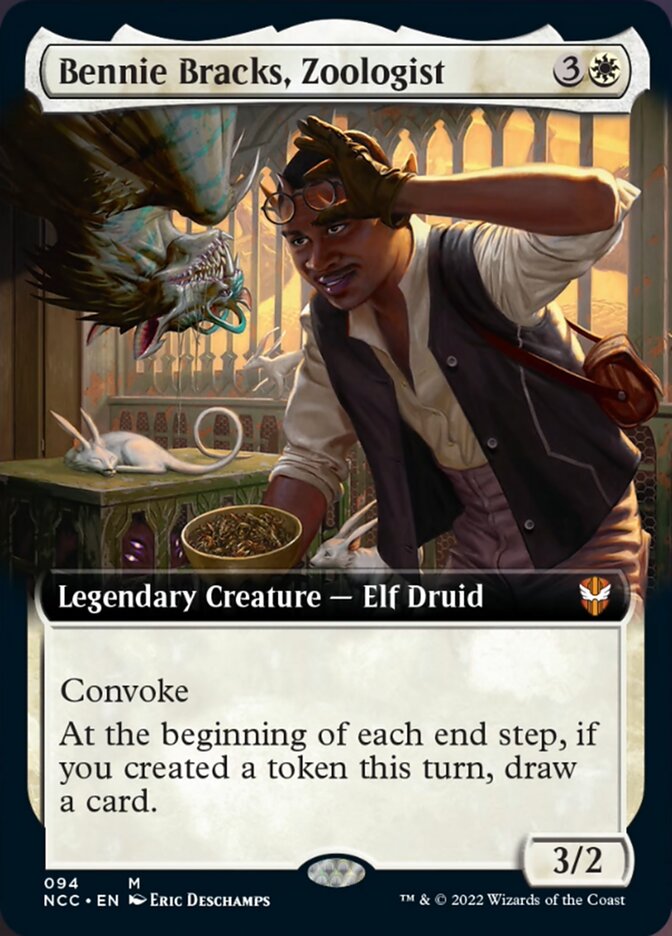 Bennie Bracks, Zoologist (Extended Art) [Streets of New Capenna Commander] | Odin's Place