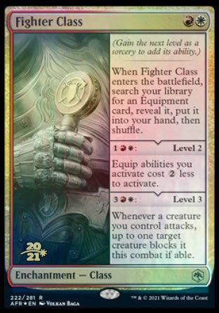 Fighter Class [Dungeons & Dragons: Adventures in the Forgotten Realms Prerelease Promos] | Odin's Place