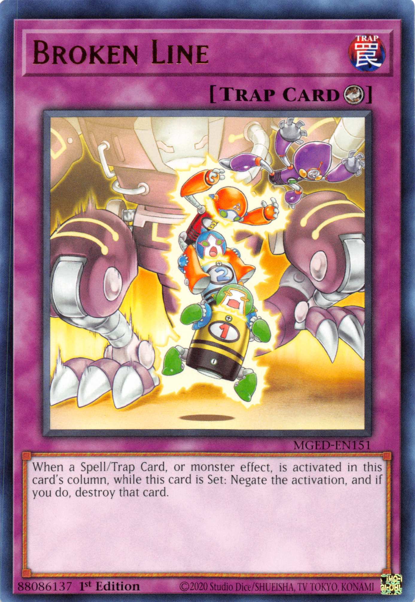 Broken Line [MGED-EN151] Rare | Odin's Place