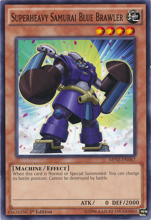 Superheavy Samurai Blue Brawler [MP15-EN067] Common | Odin's Place
