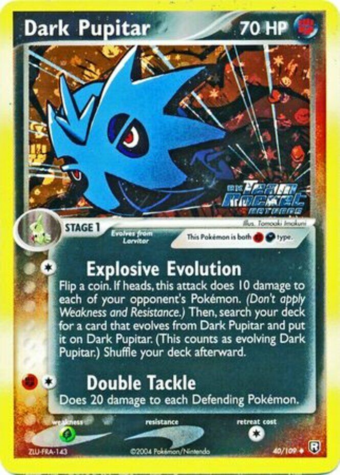 Dark Pupitar (40/109) (Stamped) [EX: Team Rocket Returns] | Odin's Place