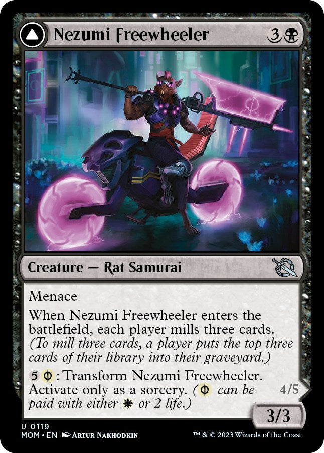 Nezumi Freewheeler // Hideous Fleshwheeler [March of the Machine] | Odin's Place