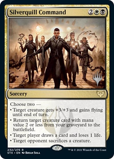 Silverquill Command (Promo Pack) [Strixhaven: School of Mages Promos] | Odin's Place