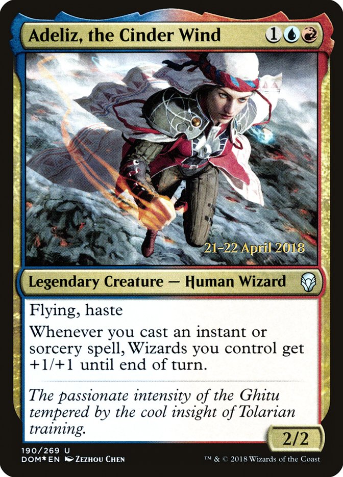 Adeliz, the Cinder Wind (190) [Dominaria Prerelease Promos] | Odin's Place