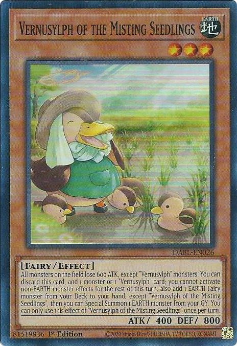 Vernusylph of the Misting Seedlings [DABL-EN026] Super Rare | Odin's Place