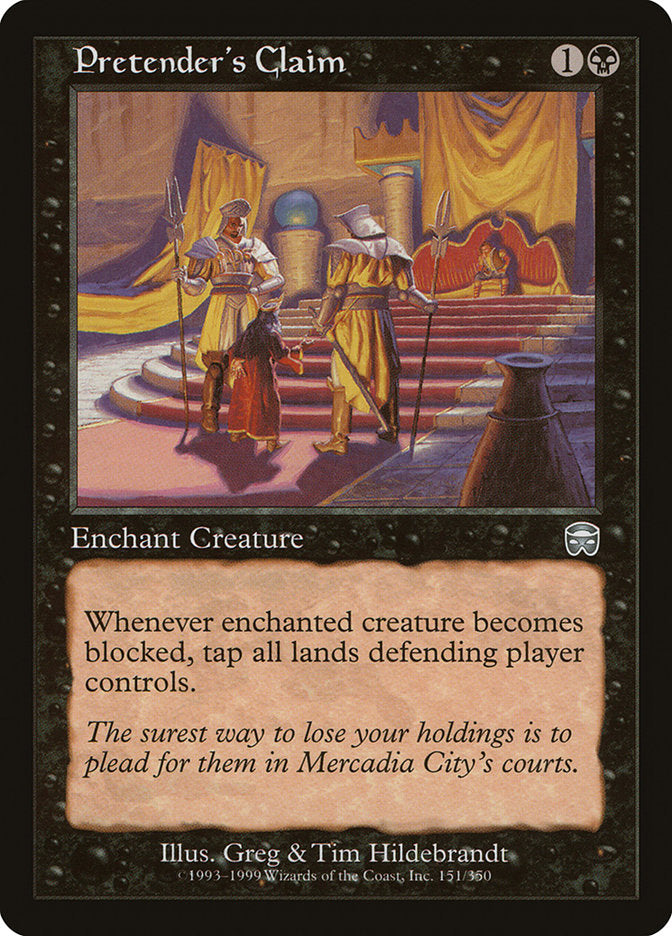 Pretender's Claim (151) [Mercadian Masques] | Odin's Place