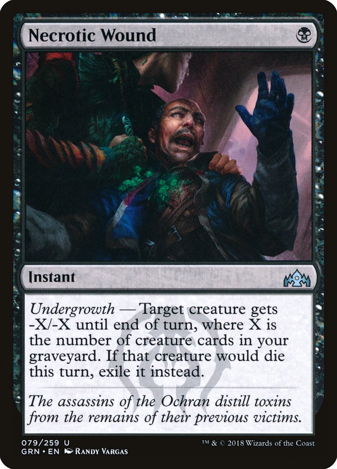 Necrotic Wound (79) [Guilds of Ravnica] | Odin's Place