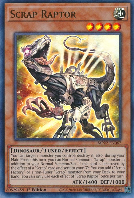 Scrap Raptor [MP22-EN067] Ultra Rare | Odin's Place