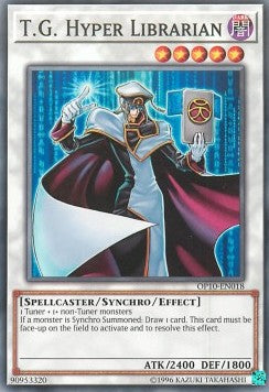 T.G. Hyper Librarian [OP10-EN018] Common | Odin's Place