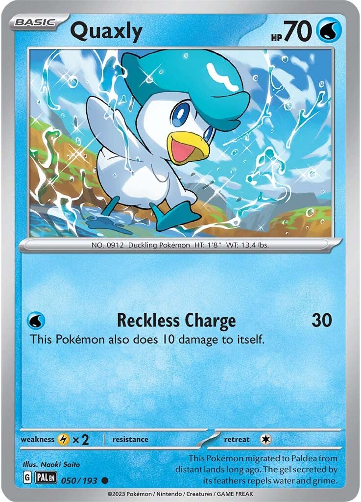 Quaxly (050/193) [Scarlet & Violet: Paldea Evolved] | Odin's Place