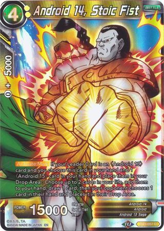 Android 14, Stoic Fist (Reprint) (BT9-057) [Battle Evolution Booster] | Odin's Place