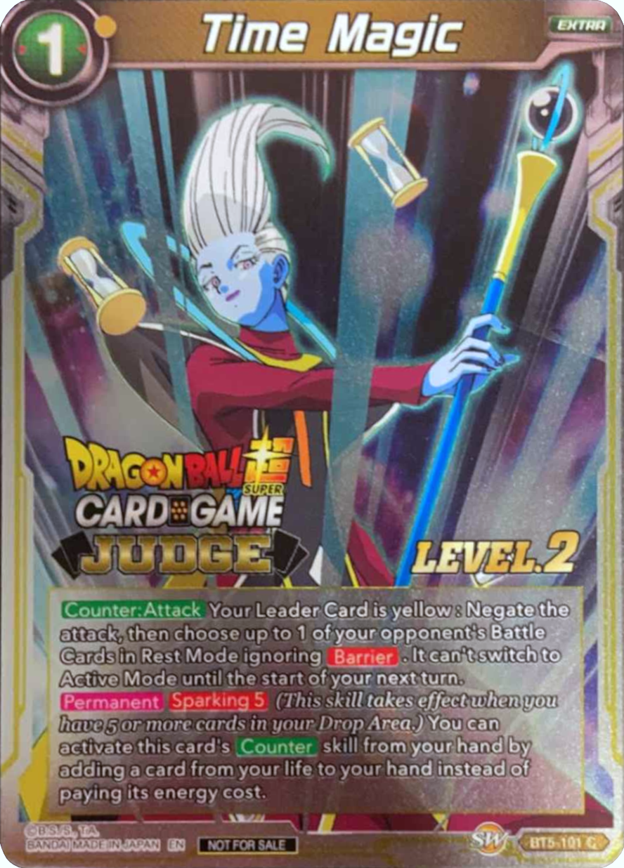Time Magic (Level 2) (BT5-101) [Judge Promotion Cards] | Odin's Place