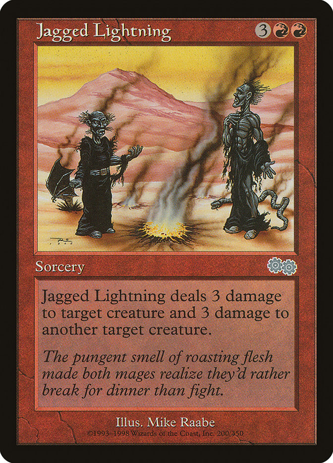 Jagged Lightning (200) [Urza's Saga] | Odin's Place