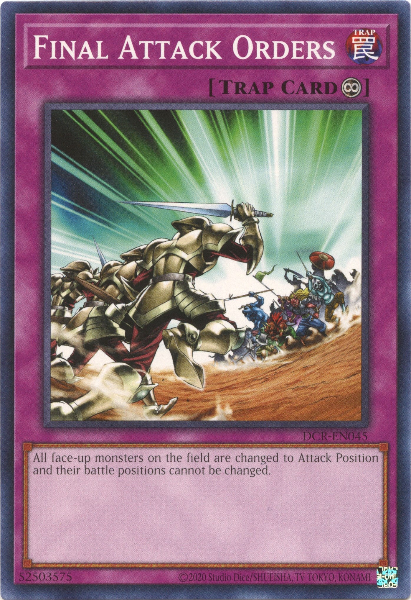 Final Attack Orders (25th Anniversary) [DCR-EN045] Common | Odin's Place
