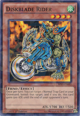 Diskblade Rider [BP03-EN043] Shatterfoil Rare | Odin's Place