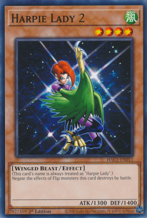 Harpie Lady 2 [HAC1-EN011] Common | Odin's Place