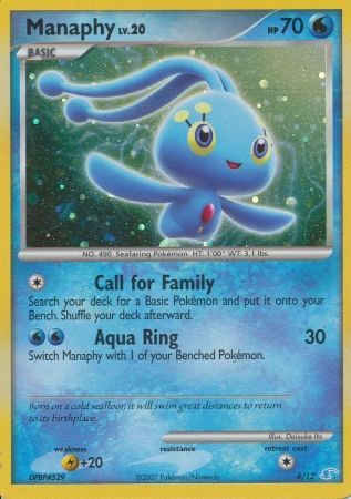 Manaphy (4/12) [Diamond & Pearl: Trainer Kit - Manaphy] | Odin's Place