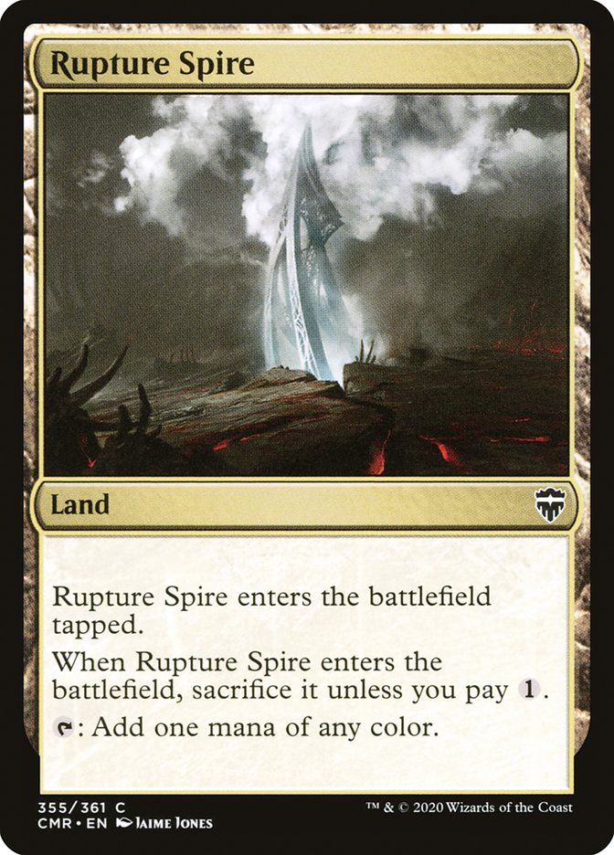 Rupture Spire (355) [Commander Legends] | Odin's Place