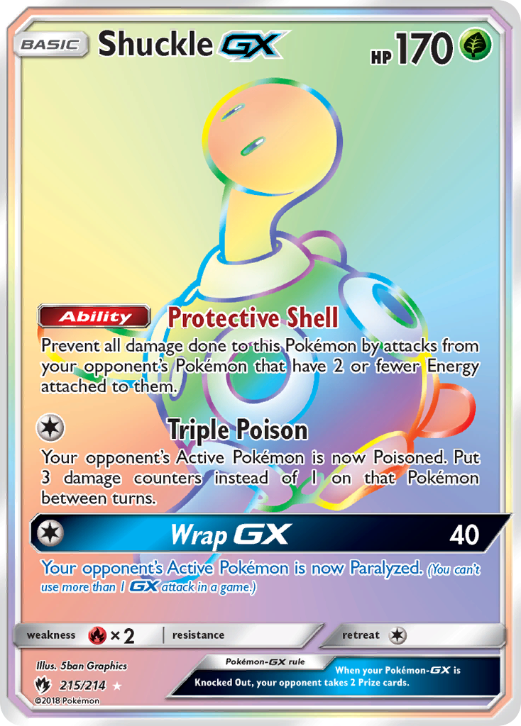 Shuckle GX (215/214) [Sun & Moon: Lost Thunder] | Odin's Place