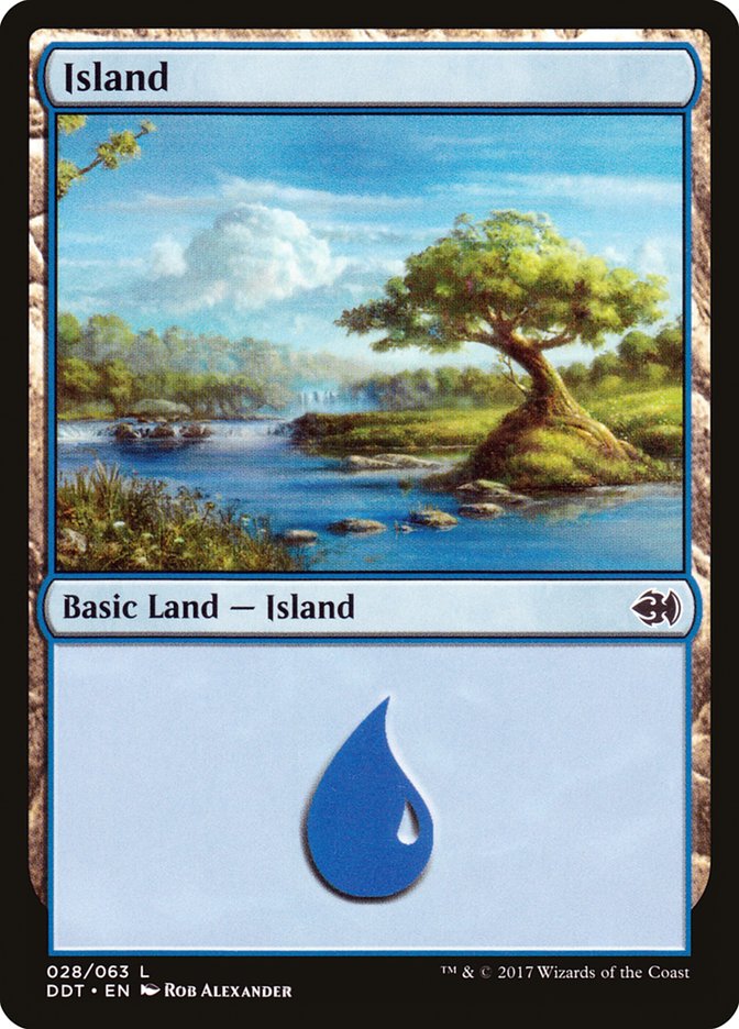 Island (28) [Duel Decks: Merfolk vs. Goblins] | Odin's Place