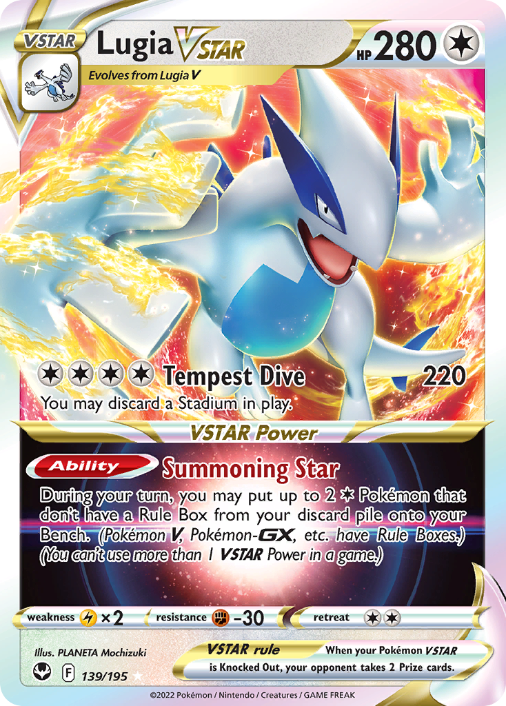 Lugia VSTAR (139/195) (Jumbo Card) [Sword & Shield: Silver Tempest] | Odin's Place