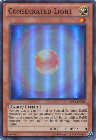 Consecrated Light [AP04-EN006] Super Rare | Odin's Place