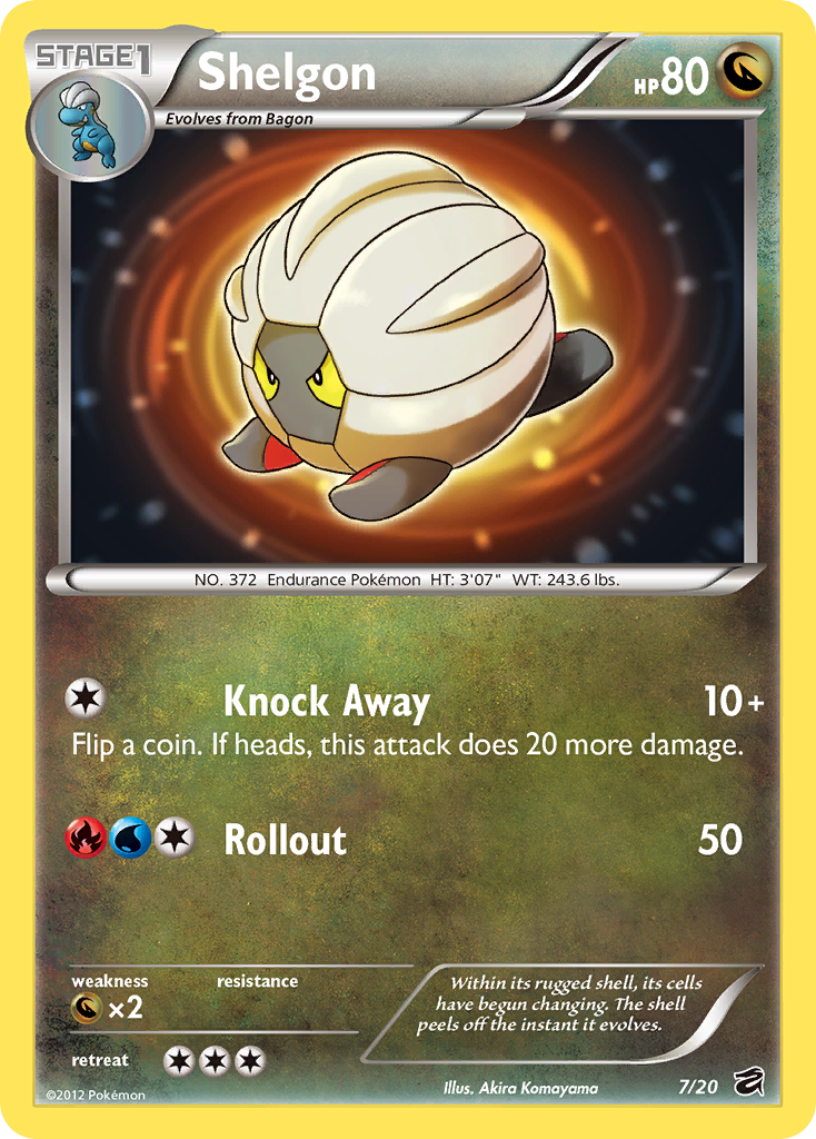 Shelgon (7/20) [Black & White: Dragon Vault] | Odin's Place